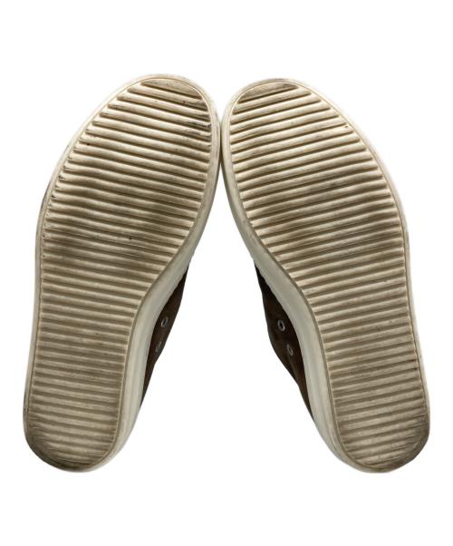 RICK OWENS（リックオウエンス）RICK OWENS (リックオウエンス) DUST MILK LOW SNEAKS ブラウン サイズ:41の古着・服飾アイテム