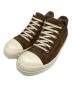 RICK OWENS（リックオウエンス）の古着「DUST MILK LOW SNEAKS」｜ブラウン