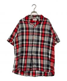 Sandy mac Donald（サンディマクドナルド）の古着「コットンチェックS/Sシャツ」｜レッド×ブラック