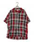 Sandy mac Donald（サンディマクドナルド）の古着「コットンチェックS/Sシャツ」｜レッド×ブラック
