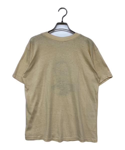 USED（ユーズド）USED (ユーズド) プリントTシャツ ベージュ サイズ:Lの古着・服飾アイテム
