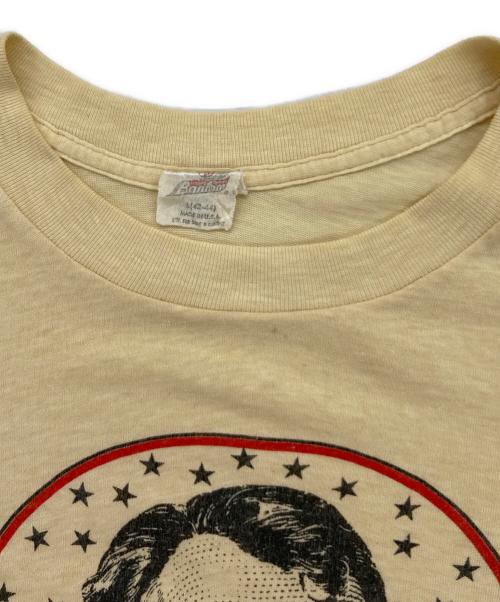 USED（ユーズド）USED (ユーズド) プリントTシャツ ベージュ サイズ:Lの古着・服飾アイテム