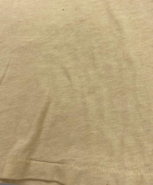 USED（ユーズド）USED (ユーズド) プリントTシャツ ベージュ サイズ:Lの古着・服飾アイテム