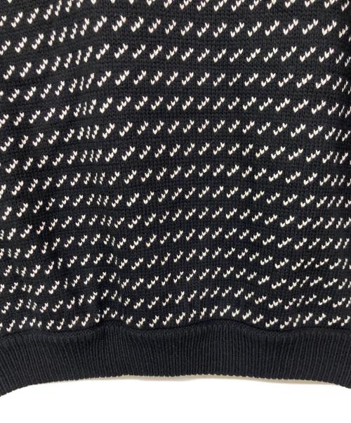 BEAUTY&YOUTH（ビューティーアンドユース）BEAUTY&YOUTH (ビューティーアンドユース) バーズアイパターンセーター ブラック サイズ:Sの古着・服飾アイテム