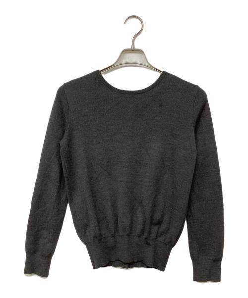 自由区（ジユウク）自由区 (ジユウク) パールモチーフニットセットアップ グレー サイズ:32の古着・服飾アイテム