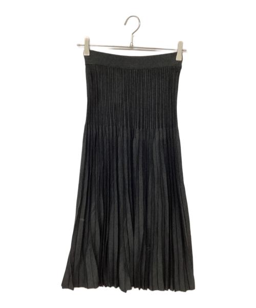 自由区（ジユウク）自由区 (ジユウク) パールモチーフニットセットアップ グレー サイズ:32の古着・服飾アイテム