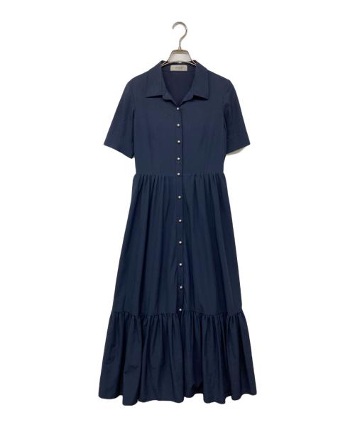 JENNE（ジェンヌ）JENNE (ジェンヌ) ティアードフリルワンピース ネイビー サイズ:Sの古着・服飾アイテム