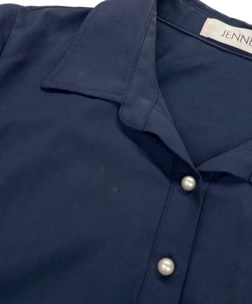 JENNE（ジェンヌ）JENNE (ジェンヌ) ティアードフリルワンピース ネイビー サイズ:Sの古着・服飾アイテム