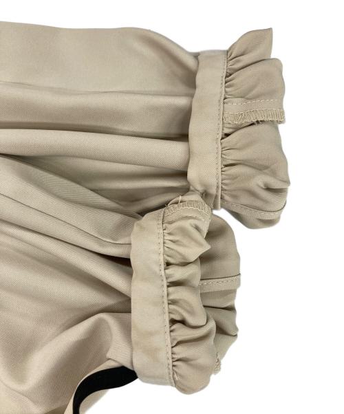 anuans（アニュアンス）anuans (アニュアンス) バイカラートリミングデザインワンピース ベージュ サイズ:Fの古着・服飾アイテム