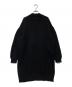MM6 Maison Margiela (エムエムシックスメゾンマルジェラ) ブランドロゴ長袖ニットワンピース ブラック サイズ:16Y：13000円