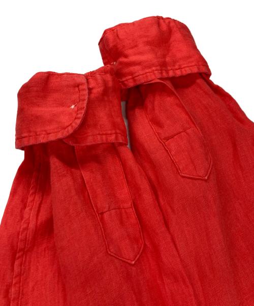 RALPH LAUREN（ラルフローレン）RALPH LAUREN (ラルフローレン) ボタンダウンリネンシャツ レッド サイズ:XSの古着・服飾アイテム