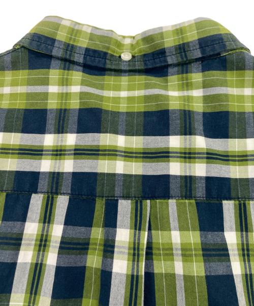 stussy（ステューシー）stussy (ステューシー) チェックボタンダウンシャツ グリーン サイズ:XLの古着・服飾アイテム