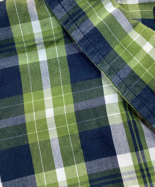 stussy（ステューシー）stussy (ステューシー) チェックボタンダウンシャツ グリーン サイズ:XLの古着・服飾アイテム