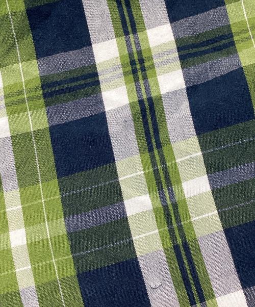 stussy（ステューシー）stussy (ステューシー) チェックボタンダウンシャツ グリーン サイズ:XLの古着・服飾アイテム