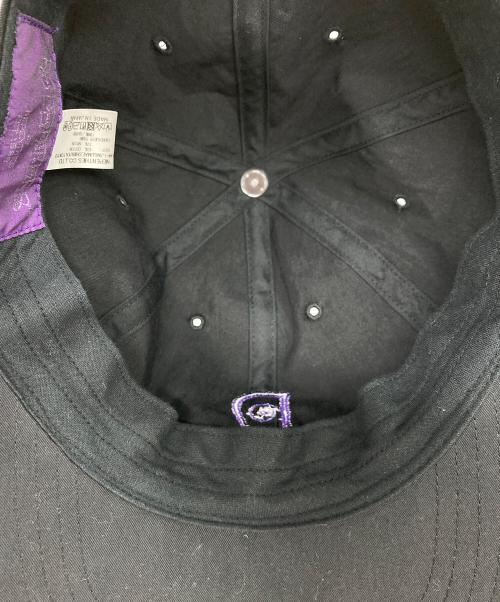 NEPENTHES（ネペンテス）NEPENTHES (ネペンテス) Logo 6-Panel Cap ブラックの古着・服飾アイテム
