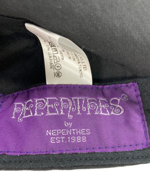 NEPENTHES（ネペンテス）NEPENTHES (ネペンテス) Logo 6-Panel Cap ブラックの古着・服飾アイテム