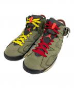 NIKE×Travis Scottナイキ×トラヴィススコット）の古着「Air Jordan 6 Retro」｜カーキ