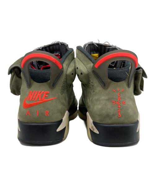NIKE（ナイキ）NIKE (ナイキ) Travis Scott (トラヴィス・スコット) Air Jordan 6 Retro カーキ サイズ:26の古着・服飾アイテム