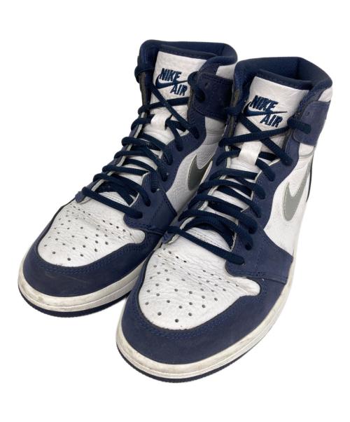 NIKE（ナイキ）NIKE (ナイキ) Air Jordan 1 High OG CO JP ホワイト×ネイビー サイズ:26の古着・服飾アイテム