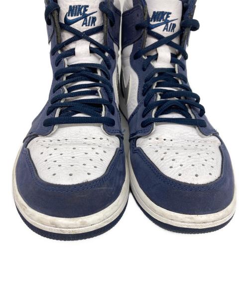 NIKE（ナイキ）NIKE (ナイキ) Air Jordan 1 High OG CO JP ホワイト×ネイビー サイズ:26の古着・服飾アイテム