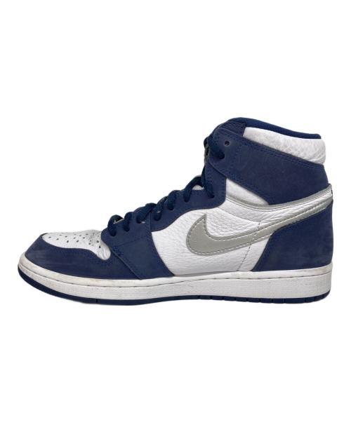 NIKE（ナイキ）NIKE (ナイキ) Air Jordan 1 High OG CO JP ホワイト×ネイビー サイズ:26の古着・服飾アイテム