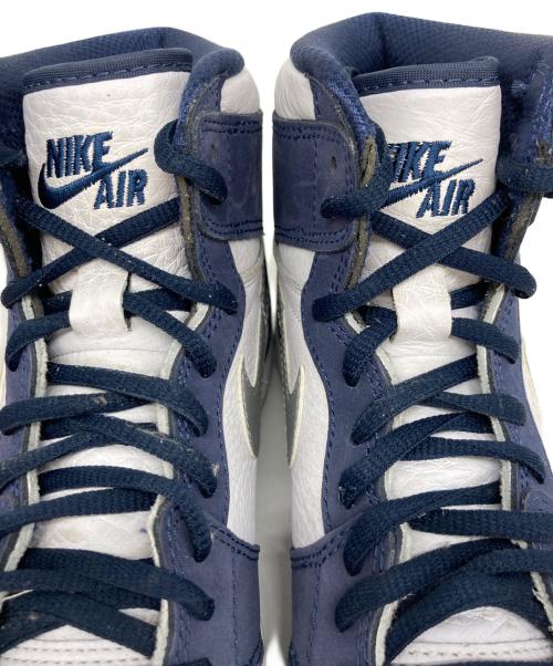 NIKE（ナイキ）NIKE (ナイキ) Air Jordan 1 High OG CO JP ホワイト×ネイビー サイズ:26の古着・服飾アイテム