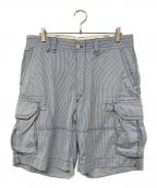 POLO RALPH LAURENポロ・ラルフローレン）の古着「カーゴハーフパンツ」｜ブルー