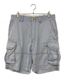 POLO RALPH LAUREN（ポロ・ラルフローレン）の古着「カーゴハーフパンツ」｜ブルー