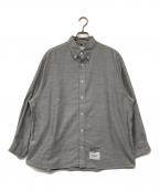 WTAPSダブルタップス）の古着「BD LS CTPL OXFORD COOLMAX」｜グレー