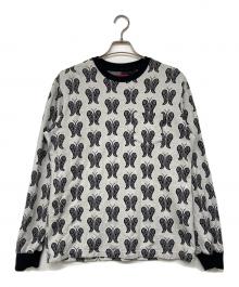 SUPREME（シュプリーム）の古着「Butterfly Jacquard Top」｜ホワイト