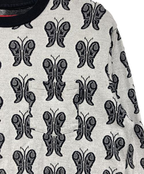 SUPREME（シュプリーム）SUPREME (シュプリーム) Butterfly Jacquard Top ホワイト サイズ:Sの古着・服飾アイテム