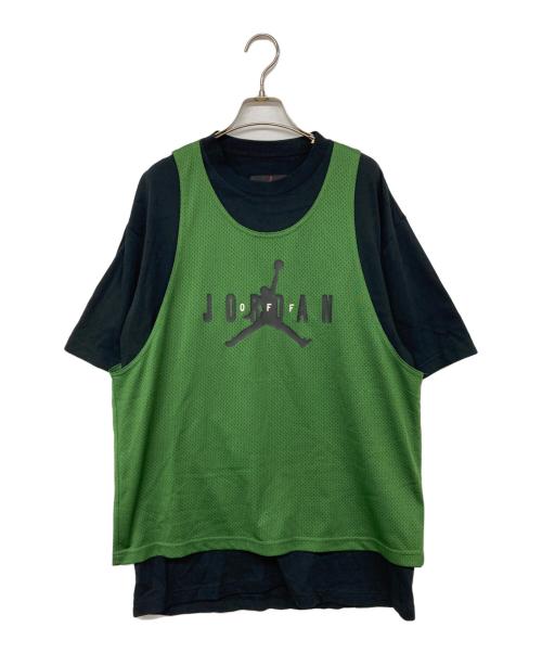JORDAN（ジョーダン）JORDAN (ジョーダン) OFFWHITE (オフホワイト) Short Sleeve Top グリーン サイズ:Sの古着・服飾アイテム