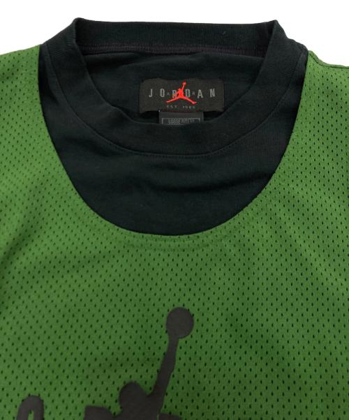 JORDAN（ジョーダン）JORDAN (ジョーダン) OFFWHITE (オフホワイト) Short Sleeve Top グリーン サイズ:Sの古着・服飾アイテム