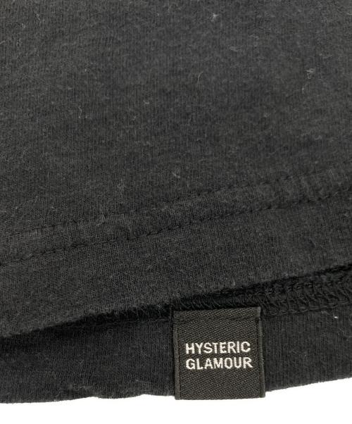 Hysteric Glamour（ヒステリックグラマー）Hysteric Glamour (ヒステリックグラマー) HEY! TEE ブラック サイズ:Lの古着・服飾アイテム