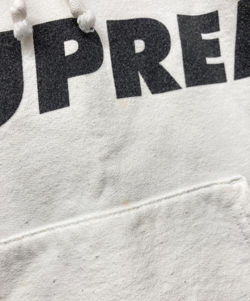 SUPREME（シュプリーム）SUPREME (シュプリーム) Known As Hooded Sweat Shirt/プルオーバーフーディー ホワイト サイズ:Smallの古着・服飾アイテム