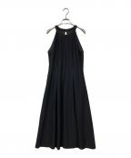 KUOSEクオセ）の古着「ホルターネックドレス」｜ブラック