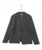 INDIVIインディヴィ）の古着「ハイストレッチ テーラードジャケット」｜ブラック