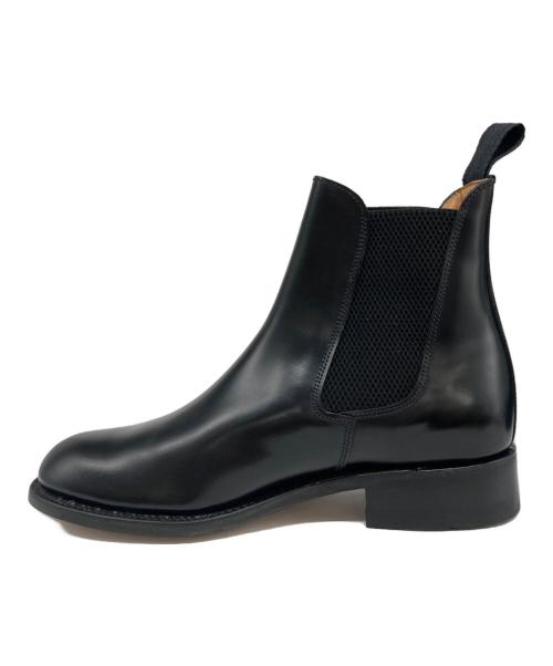 SANDERS（サンダース）SANDERS (サンダース) サイドゴアブーツ ブラック サイズ:6の古着・服飾アイテム