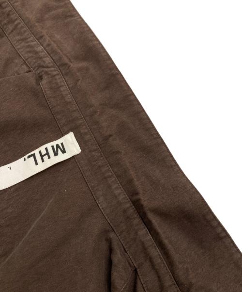 MHL（エムエイチエル）MHL (エムエイチエル) 長袖シャツ ブラウン サイズ:Lの古着・服飾アイテム
