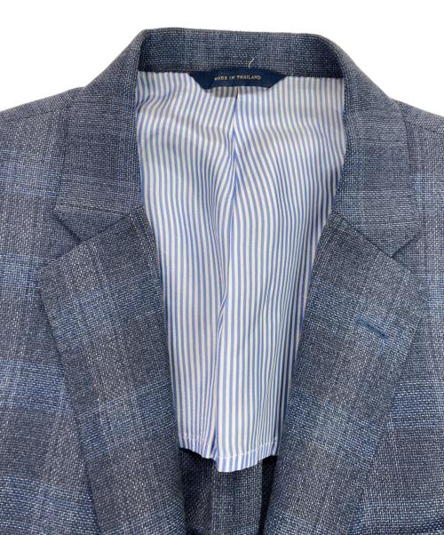BROOKS BROTHERS（ブルックスブラザーズ）BROOKS BROTHERS (ブルックスブラザーズ) チェック2Bジャケット ブルー サイズ:44の古着・服飾アイテム