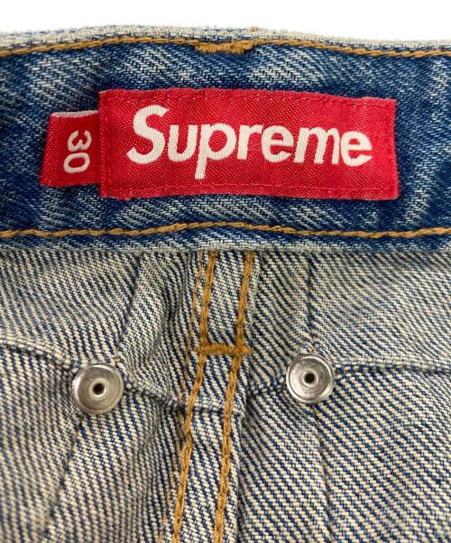 SUPREME（シュプリーム）Supreme (シュプリーム) studded seam loose fit jean/スタッズシームルーズフィットデニムパンツ ブルー サイズ:30の古着・服飾アイテム