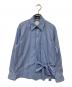 soduk（スドーク）の古着「バックオープンストライプシャツ」｜ブルー