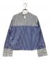 soduk (スドーク) ストライプデザインシャツ ブルー サイズ:F：4000円