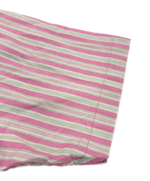 SUPREME（シュプリーム）Supreme (シュプリーム) Loose Fit Multi Stripe S/S Shirt/ルーズフィット マルチ ストライプ ピンク サイズ:Sの古着・服飾アイテム