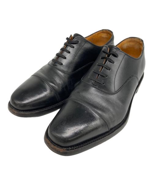 SCOTCH GRAIN（スコッチグレイン）SCOTCH GRAIN (スコッチグレイン) ストレートチップレザーシューズ ブラック サイズ:25EEEの古着・服飾アイテム