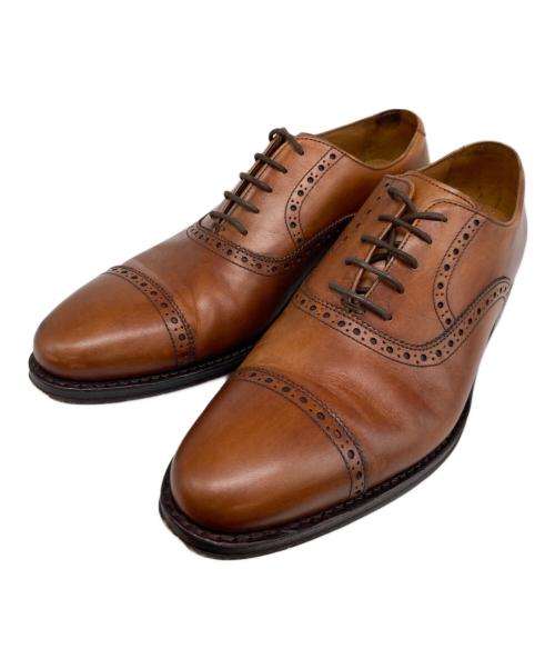 Jalan Sriwijaya（ジャランスリウァヤ）Jalan Sriwijaya (ジャランスリウァヤ) ストレートチップレザーシューズ ブラウン サイズ:6　1/2の古着・服飾アイテム