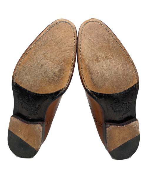 Jalan Sriwijaya（ジャランスリウァヤ）Jalan Sriwijaya (ジャランスリウァヤ) ストレートチップレザーシューズ ブラウン サイズ:6　1/2の古着・服飾アイテム