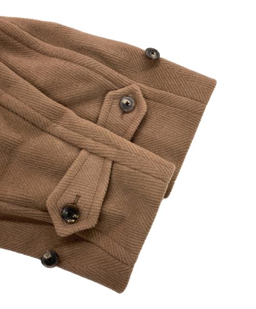 UNITED ARROWS TOKYO（ユナイテッドアローズトウキョウ）UNITED ARROWS TOKYO (ユナイテッドアローズトウキョウ) トリプルクロスヘリンボーンパイルダッフルコート ブラウン サイズ:Sの古着・服飾アイテム