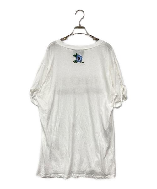 GUCCI（グッチ）GUCCI (グッチ) ロゴプリントTシャツ ホワイト サイズ:Lの古着・服飾アイテム