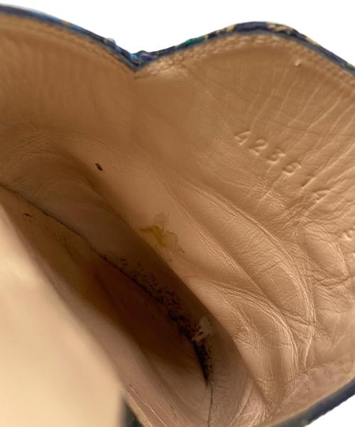 GUCCI（グッチ）GUCCI (グッチ) Disney (ディズニー) プリンスタウン/総柄ミュール ネイビー サイズ:37の古着・服飾アイテム